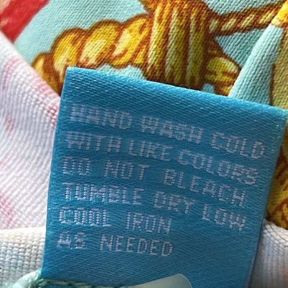 J. MCLAUGHLIN Catalina Cloth Shells & Rope Nautical Halter Dress Aqua Orange - Picture 11 of 11